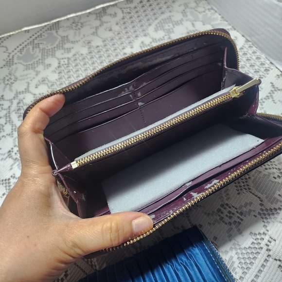 3 Coach Wallet Trio - Purple, Blue, and Brown - Picture 11 of 13